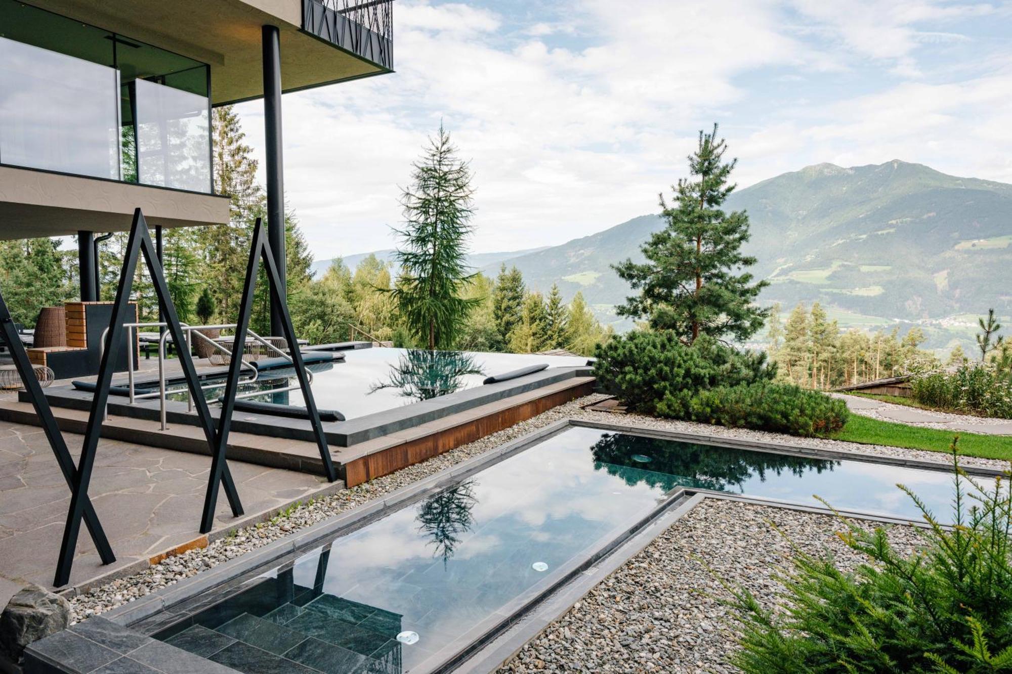 فندق My Arbor - Dolomites بريسّانوني المظهر الخارجي الصورة A private swimming pool in the Alps